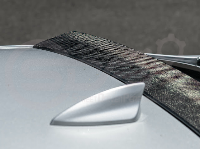 2013-2018 Cadillac ATS ATS-V Sedan Carbon Fiber Rear Roof Top Window Spoiler
